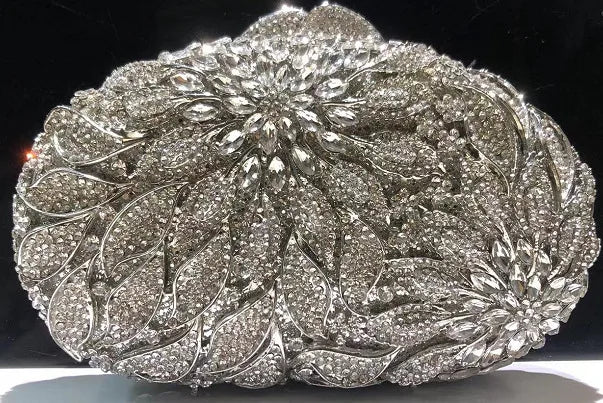 Sparkling Party Bags Luxury Banquet Wedding Engagement Full Diamond Crystal Bag Girl Birthday Photo Clutch Bag Rhinestone Purse