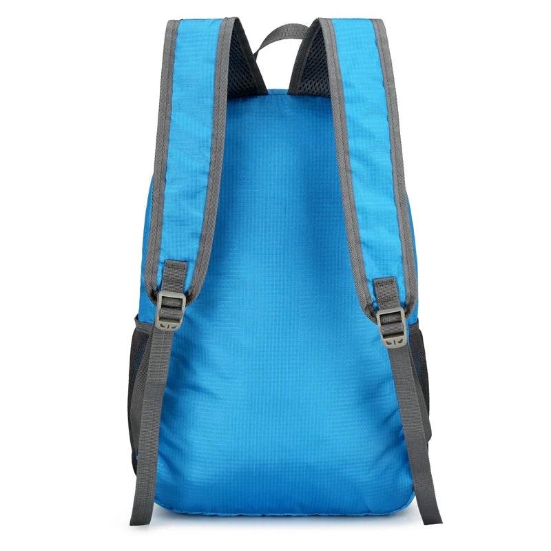 23L Packable Backpack Foldable Ultra Light Outdoor Duffle Bag Big Folding Knapsack Hiking Travel Rucksack Mountaineering Daypack