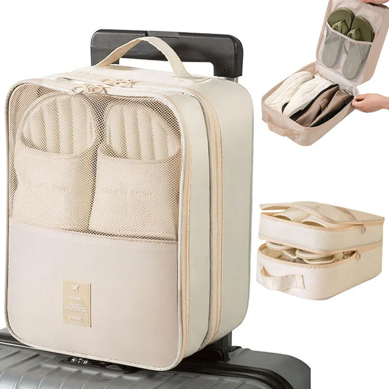 High Quality Portable Travel Shoe Bag Underwear Clothes Shoe Storage Bag Packaging Cube Organizer Multifunction Travel Accessori