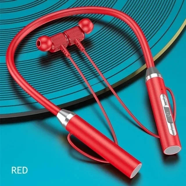 Wireless Headphones Bluetooth Neckband Magnetic Earphones Sport Running TWS Earbuds Waterproof Bluetooth 5.2 Headset With Mic