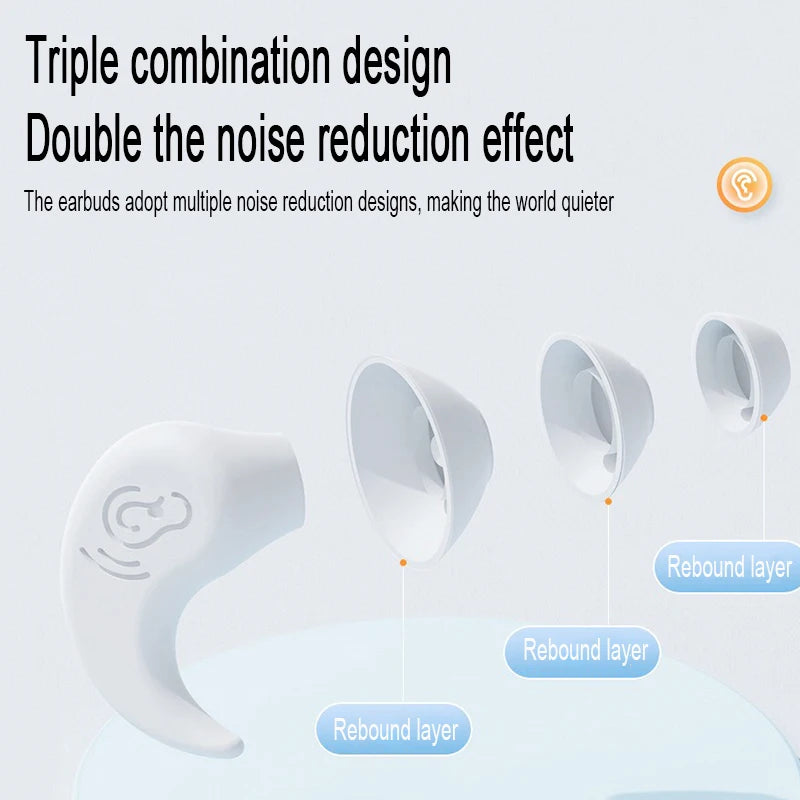Silicone Earplugs Sleeping Earplugs for Sleep Anti-Noise Silicone Earplugs Ear Plugs Prevent Snoring Ear Plugs Health