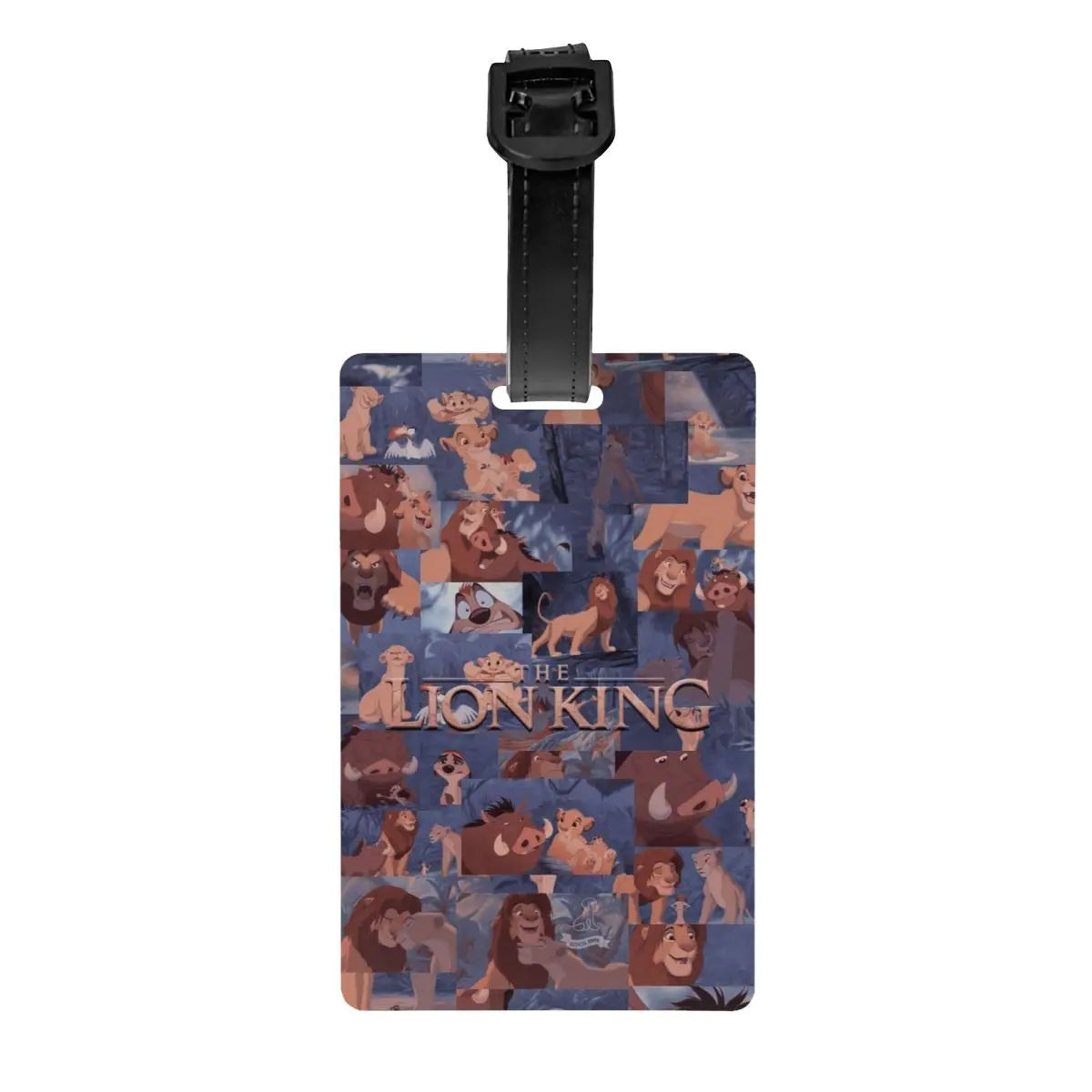 Custom Rafiki Luggage Tag With Name Card The Lion Cartoon K-Kings Privacy Cover ID Label for Travel Bag Suitcase