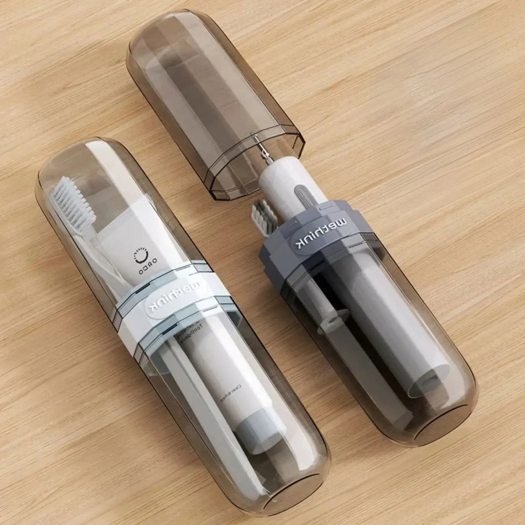 Toothbrush Travel Containers Transparent Portable Toothbrush Case Outdoor/business Trip/travel Acessories
