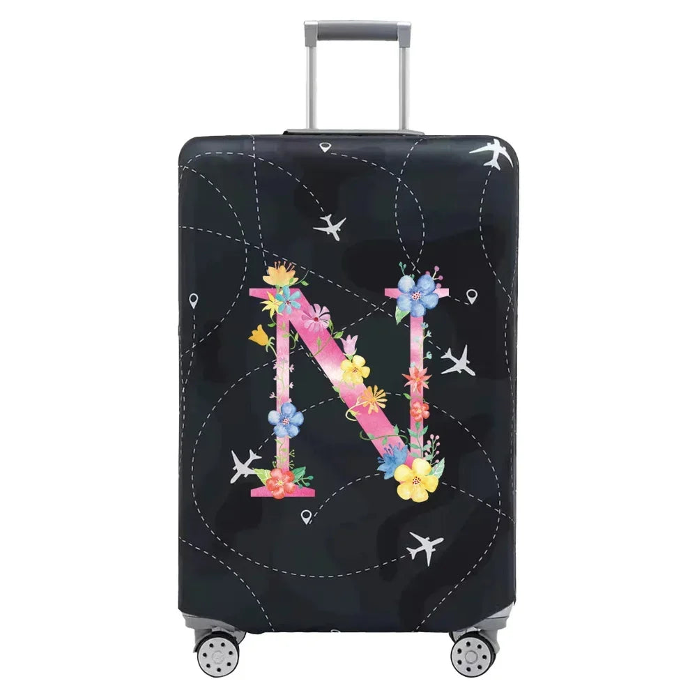 Luggage Protective Cover Elastic Dust Wear-resistant Apply 18-32 Size Pink Letter Series Protective Case Travel Accessories 2026