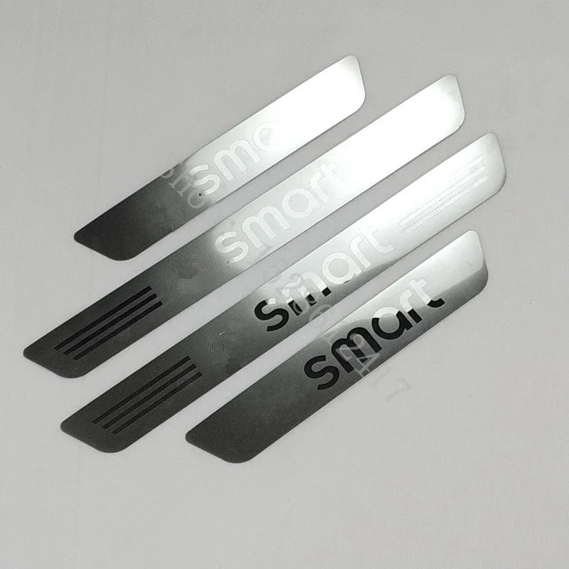 For Smart Fortwo Forfour 453 451 450 car Accessories Styling Door Sill Scuff Plate/Door Sill Door Sill Scuff Plate