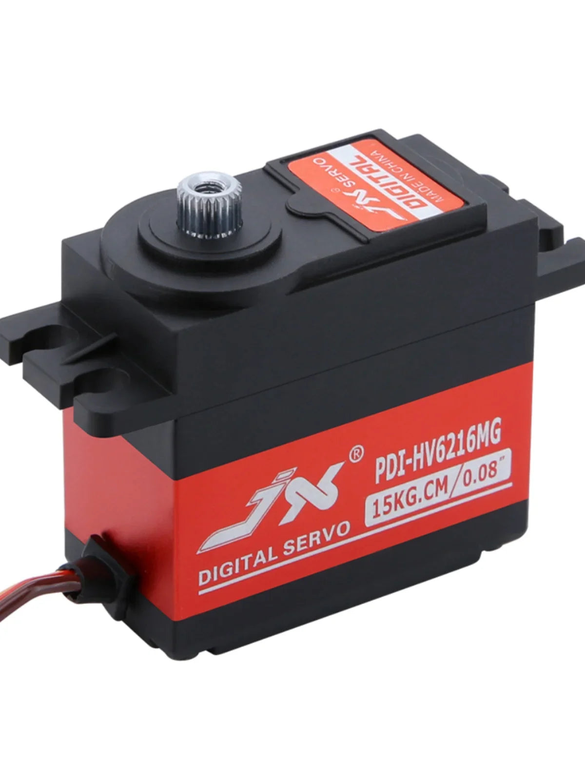 JX Standard Motor Digital Waterproof Servo 15kg 8.4V PDI-HV6216MG High Torque Metal Gear Model Aircraft RC Remote Control Cars