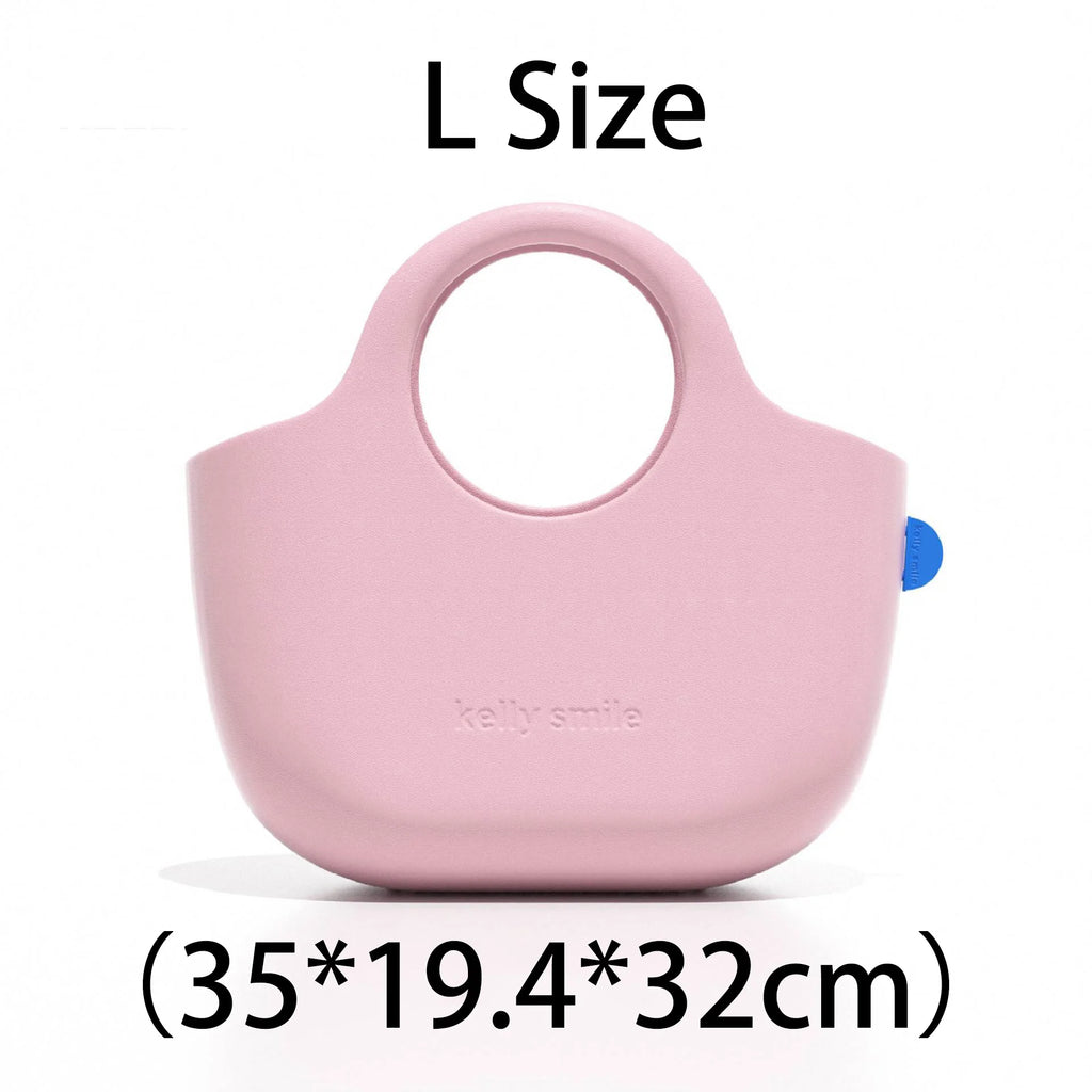 2026 New Fashion Beach Bag Waterproof Swimming Basket Bag EVA High-Capacity Handbag Lightweight Storage Bag Commute Shopping