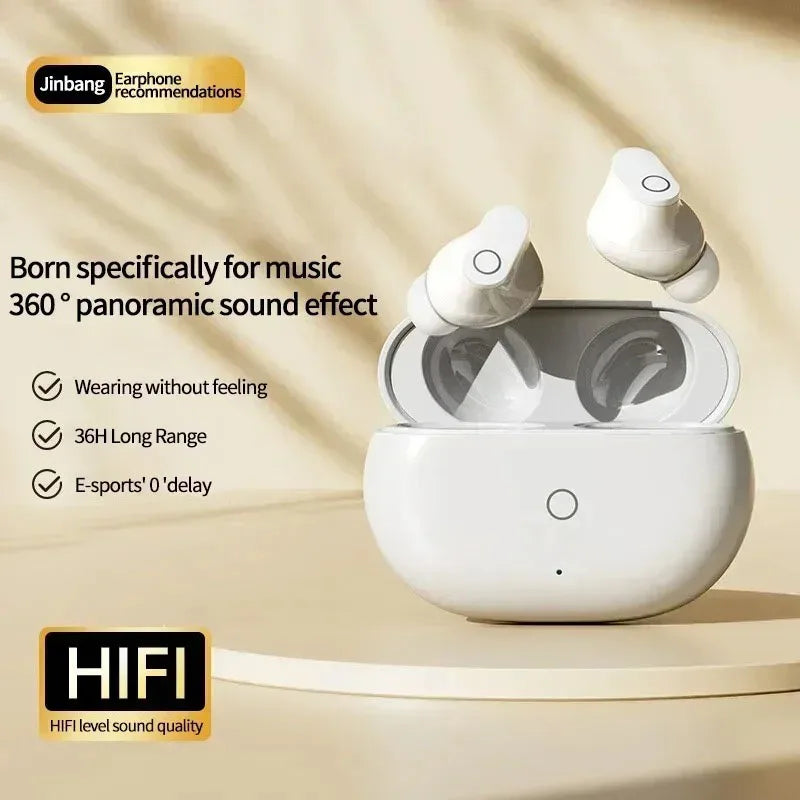 Buds 4 Pro Wireless Earbuds Bluetooth Earphones Noise Reduction Headphones HiFI Stereo Sound Built-in Mic Headset