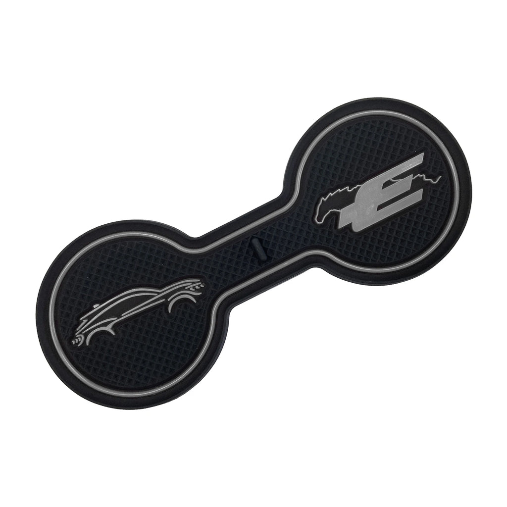 Non-Slip Car Cup Coaster Slot Pad for Mustang Mach-E GT  2021 2022 2023 Year Anti-Slip Mat Pocket Mat Interior Cup Holder Pad