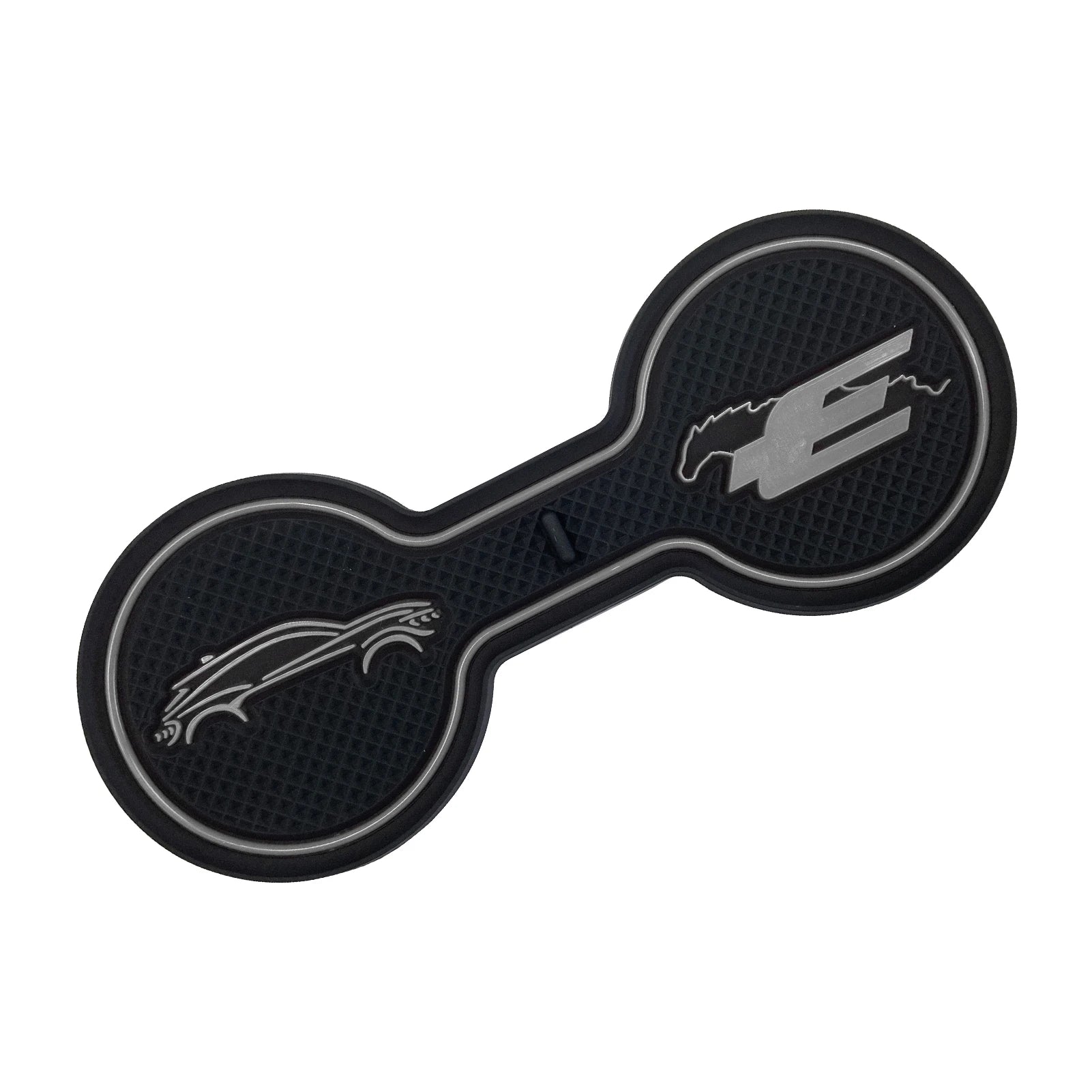 Non-Slip Car Cup Coaster Slot Pad for Mustang Mach-E GT  2021 2022 2023 Year Anti-Slip Mat Pocket Mat Interior Cup Holder Pad