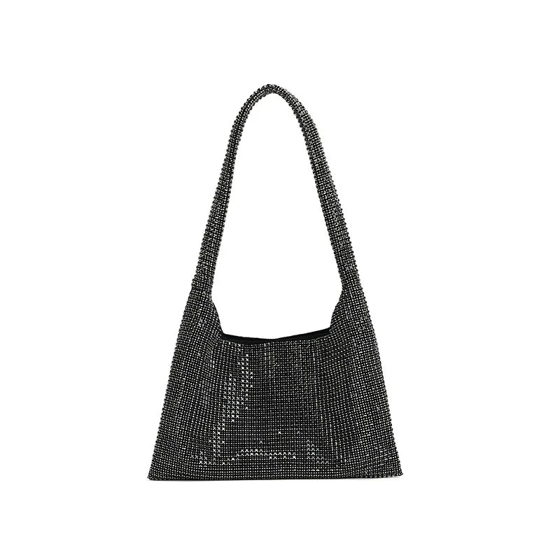 Full Diamond Underarm Bag Women's Bag Spring Fashion Diamond-encrusted Handbag Luggage Rhinestone Purse Sac De Marque Luxe Femme