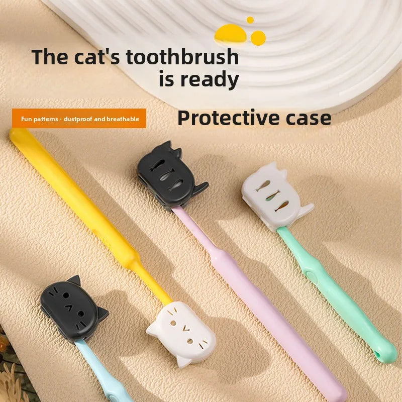 Household portable cartoon toothbrush protective cover, toothbrush storage, travel brush head cover, toothbrush protective cap