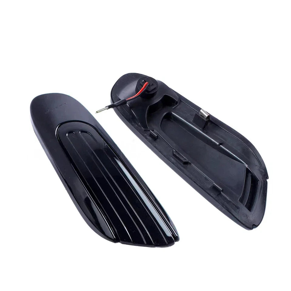For Mini Cooper One F55 F56 F57 Dynamic LED Indicator Side Indicator Marker Turn Signal Repeater Light Black Lens