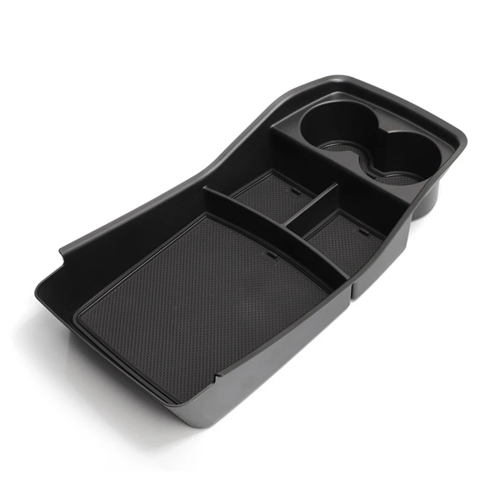 Car Central Control Storage Box Armrest Tray Holder Organizer Water Cup Holder Central Control Storage Box For KIA Ev9