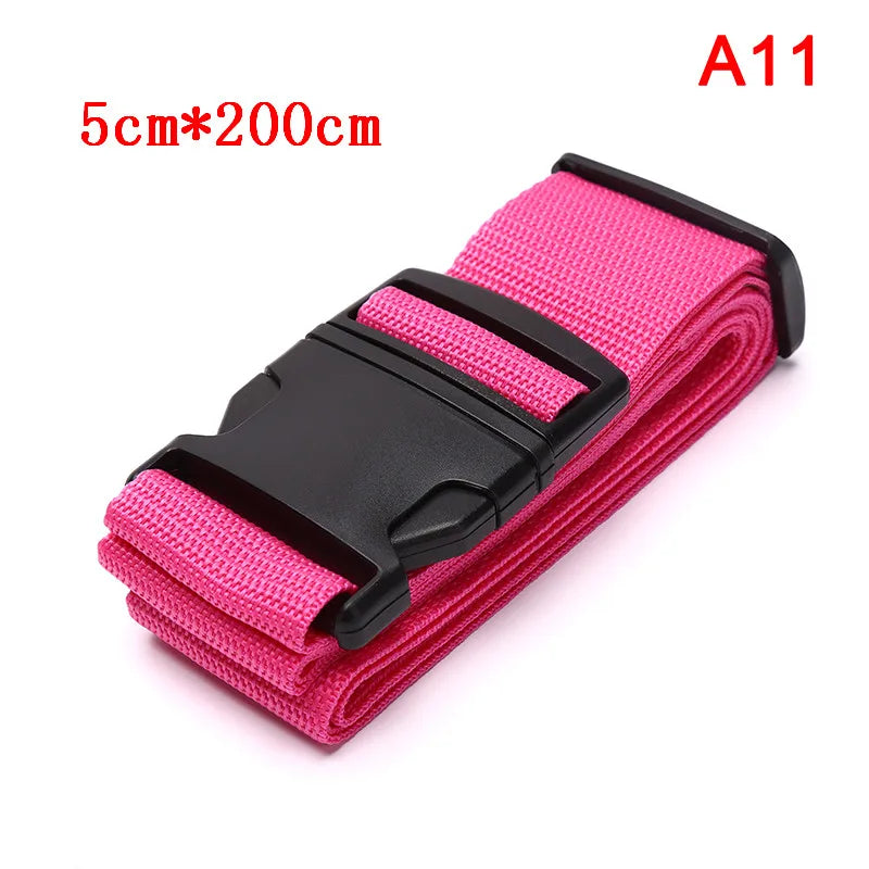 Travel Luggage Strap Adjustable Password Lock Packing Belt Baggage Secure Lock Anti-theft Luggage Strap Bundling Belt