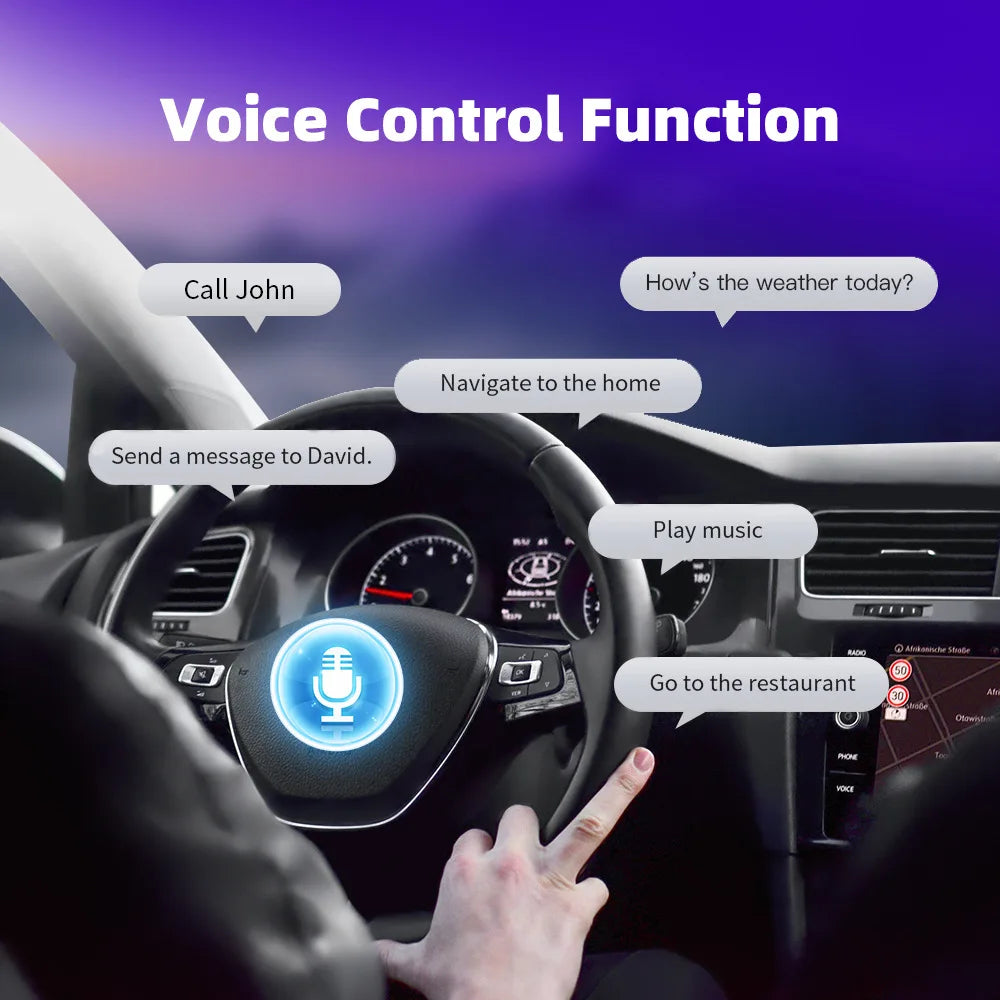 2in1 Mini CarPlay Box Flt 99% Car Wired to Wirreless CarPlay & Androld Auto Smairt Box BT VViFi C0innect Plug & Play Compatible