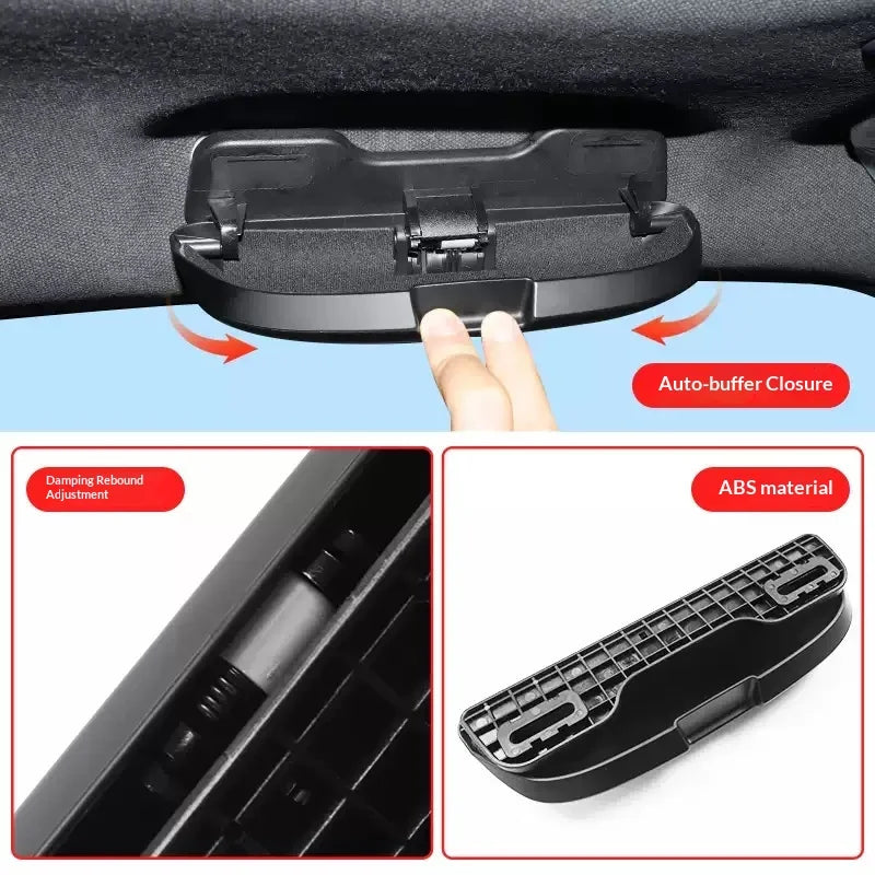 For Toyota Land Cruiser 250 LC250 Prado 24 Car Glasses Case Sun Mirror Holder Storage Box Roof Storage Modification Accessories