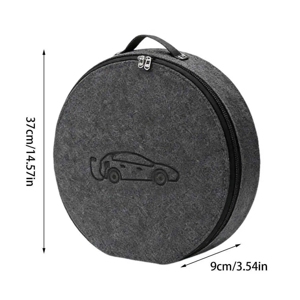 New Energy Vehicle Charging Gun Storage Bag Portable EV Charger Bag General Adjustable compartments Storage Bag