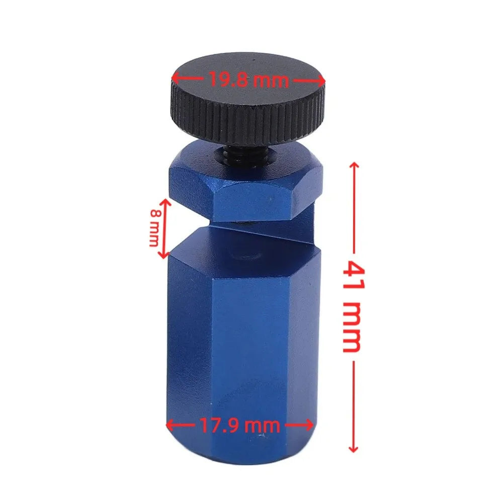 With Holder and Carabiner Tall Stair Gauges Aluminum Alloy Blue Framing Square Attachment Hex Flat Design Thumb Screw