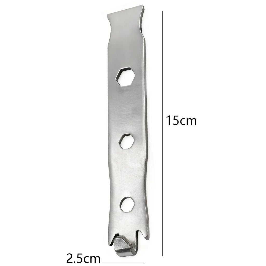5/1x Fence Wire Twisting Tools Stainless Steel Wrench Heavy Duty Tensioning Tool for Garden Binding Wire Fence Twisting Fastener