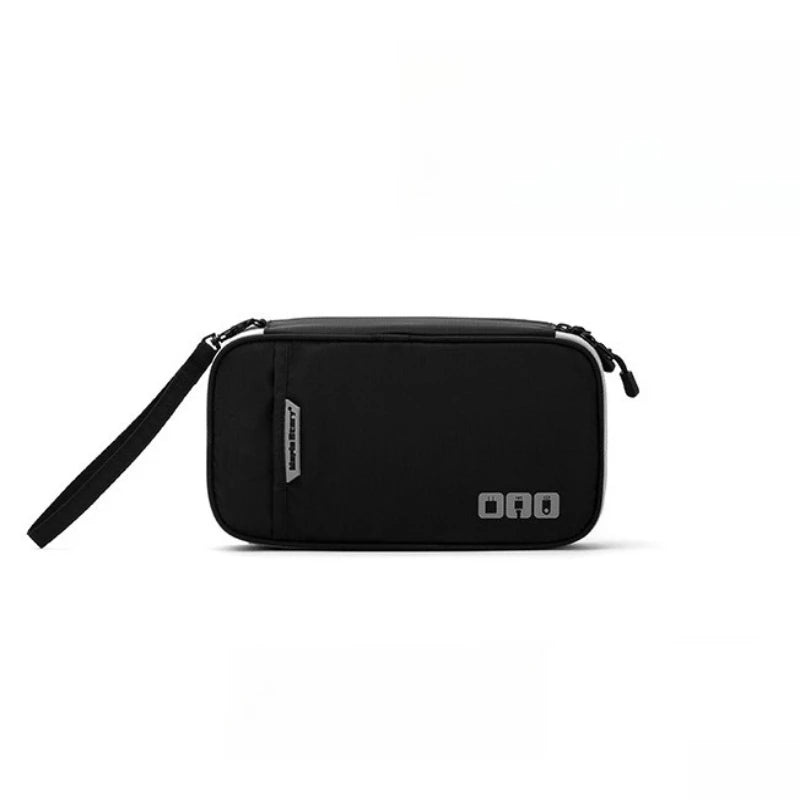 1pc Travel Cable Organizer Bag Portable Waterproof Carry Pouch for USB Charger Cord and Electronic Accessories