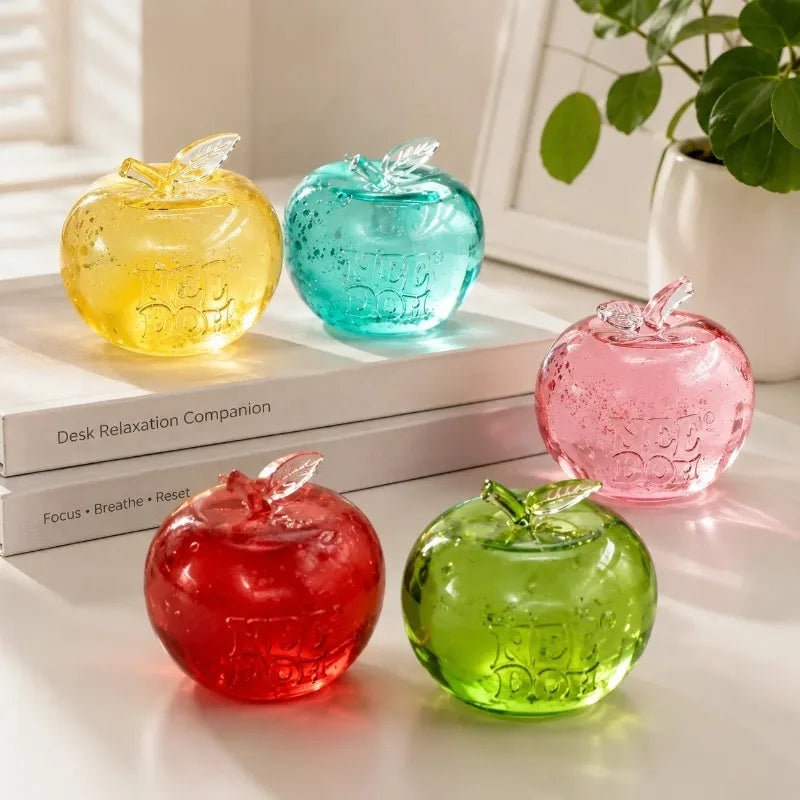 NeeDoh Apple Maltose Press Relaxation Toys, Soft and Will Rebound Slowly, Help Relieve Stress, Sensory Toy Gifts.