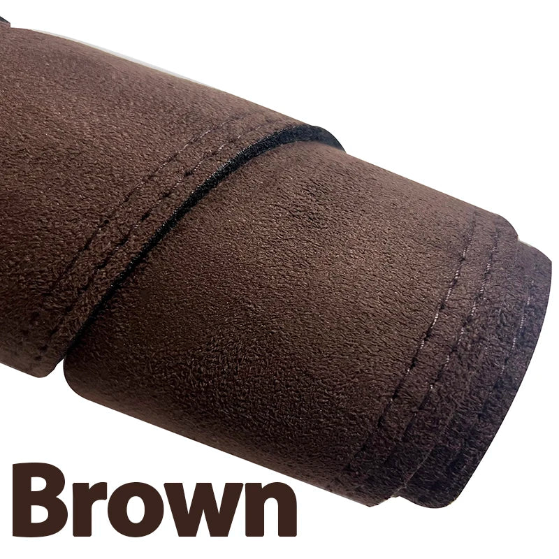 Car Dashmat Black/Brown Leather Dashboard Cover Suede Leather Dash Mat Pad Sunshade Accessories for Jaguar XF X250 2008-2015