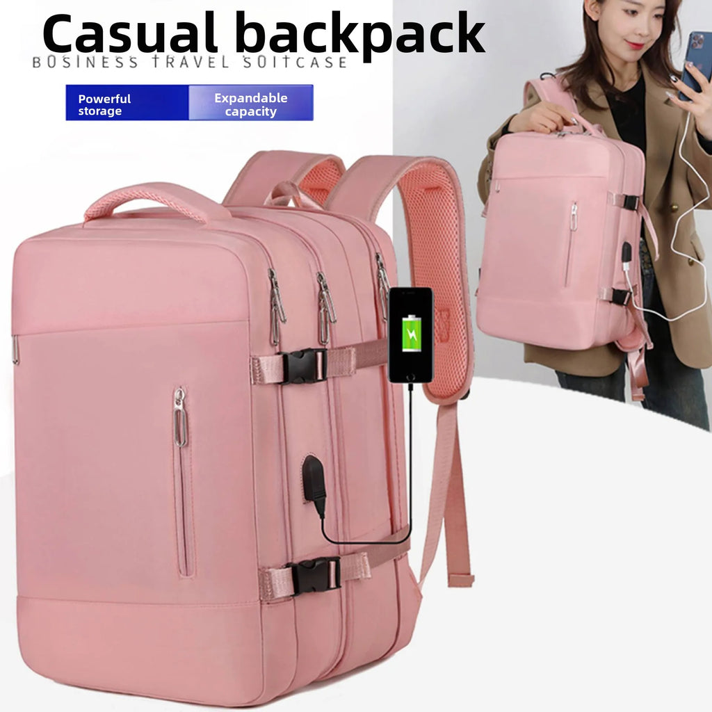 Large Capacity Ultra-Light Multi-Functional Travel Backpack for Women Short Trip Outing Luggage Bag Waterproof Wear-Resistant...