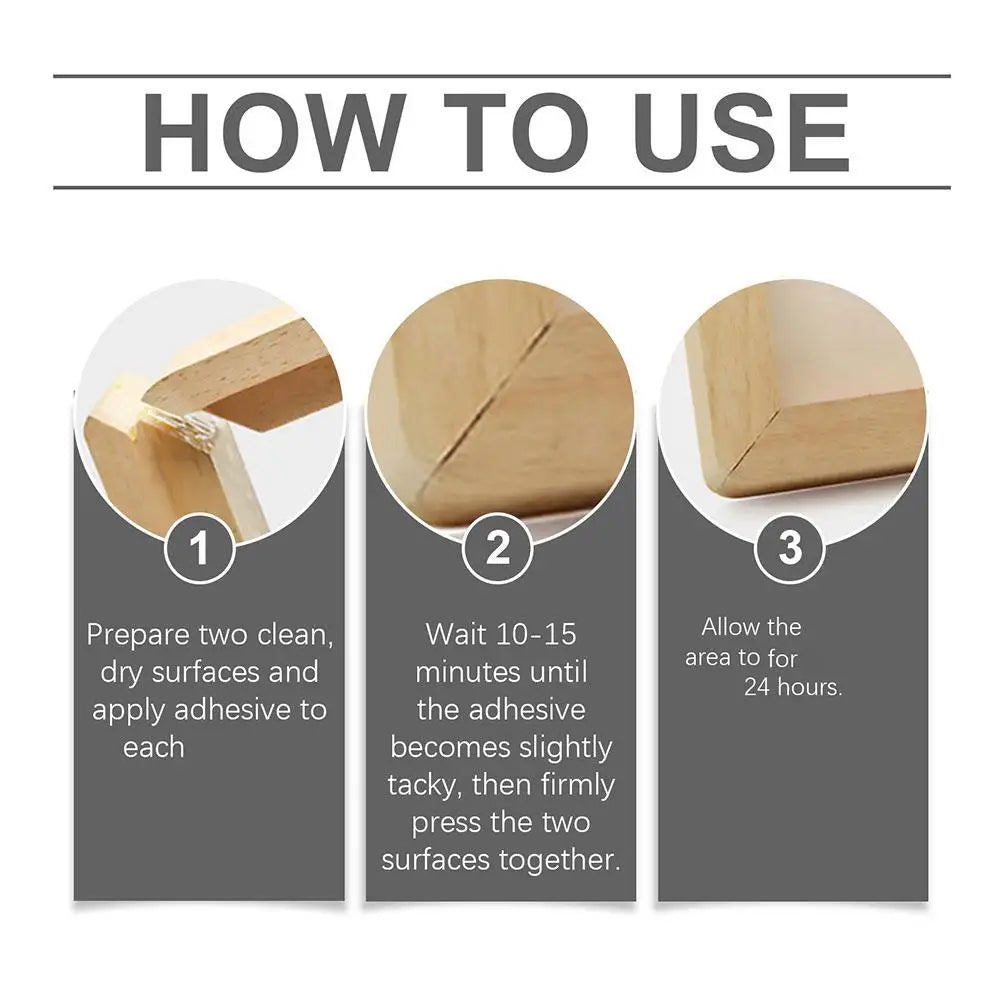 100g Fast Drying Contact Cement Adhesive Waterproof Durable High Toughness Efficient Drying Adhesive For Multi-Material Repairs