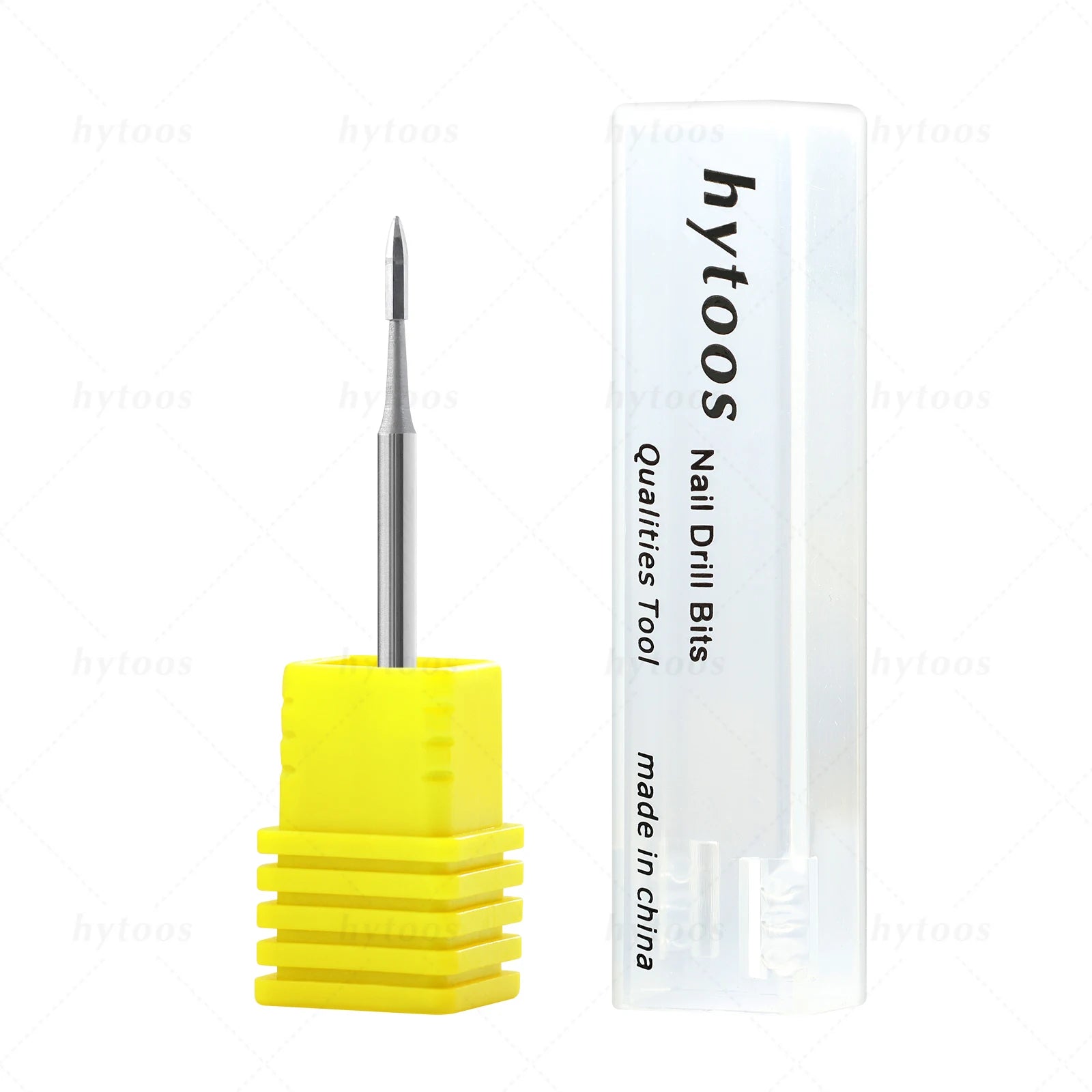 HYTOOS Hexagon Carbide Nail Drill Bits Cuticle Cleaner Flame Bit for Nail Drill Pro Manicure Dead Skin Removal Nail Prep Tools