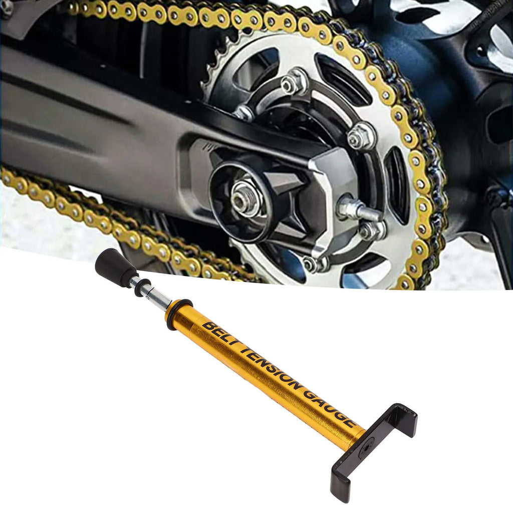 Motorcycle Chain Tension Gauge Adjust Tension Belt Tension Gauge High Accuracy  Alloy for Use After Belt Replacement
