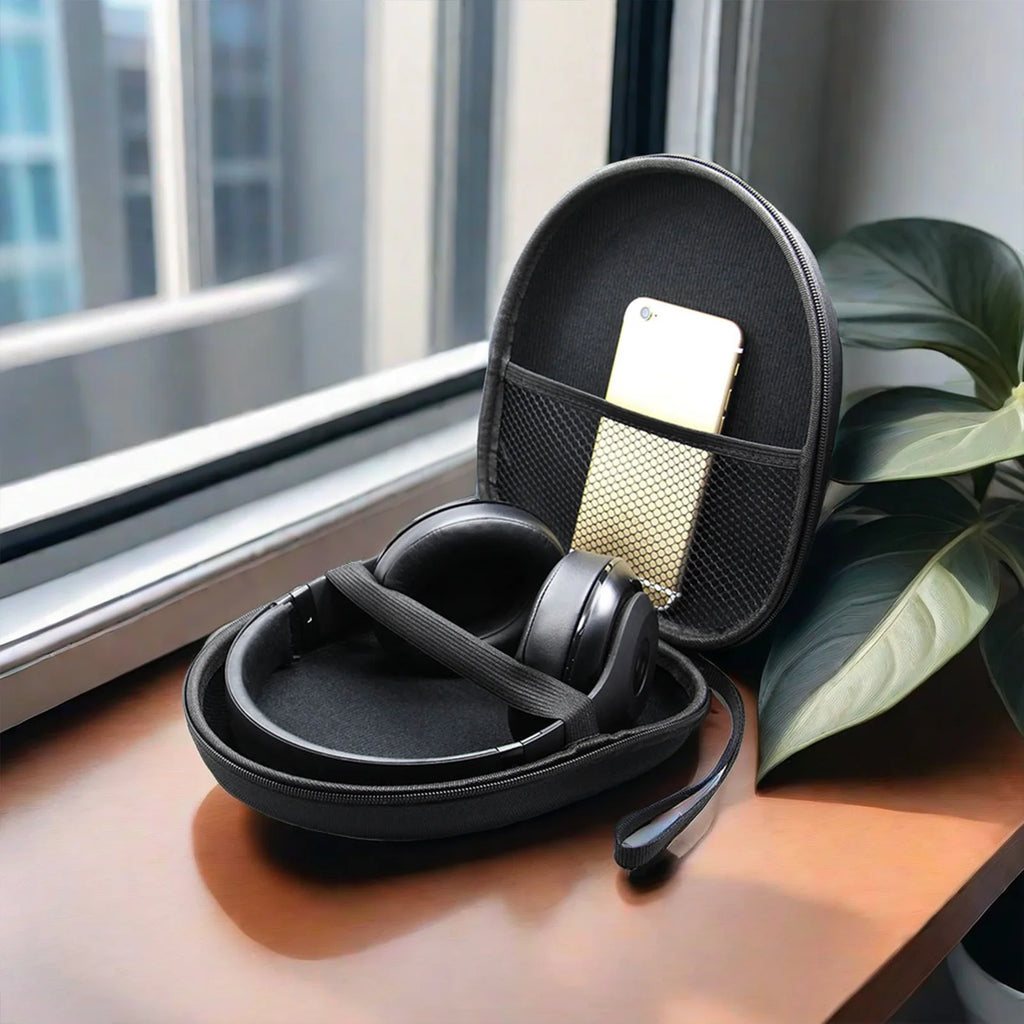 Shockproof Headphone Storage Bag Headset Pouch Headphone Container Travel Supplies for Outdoor Activity Headphone Carrying