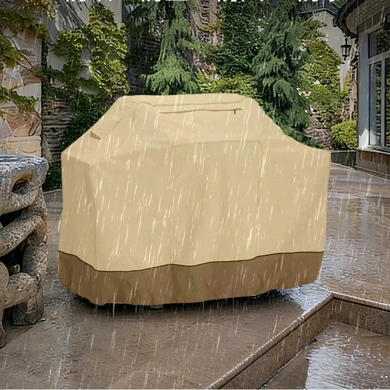 Oxford BBQ Cover,Outdoor Grill Cover All-Season Universal BBQ Hood ,Suitable for Camping and Barbecue Essential Accessories