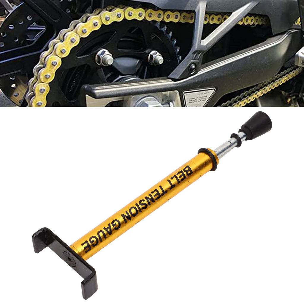 Motorcycle Chain Tension Gauge Adjust Tension Belt Tension Gauge High Accuracy  Alloy for Use After Belt Replacement