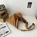 Retro Canvas Shoulder Bag Large Capacity Multi-purpose Messenger Bag Travel Tote Bag Student School Bag