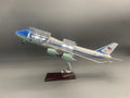 Boeing 747 Air Force One 1:160 Scale Model - Presidential Aircraft with Opening Doors, LED Lights & Rolling Landing Gear ﻿