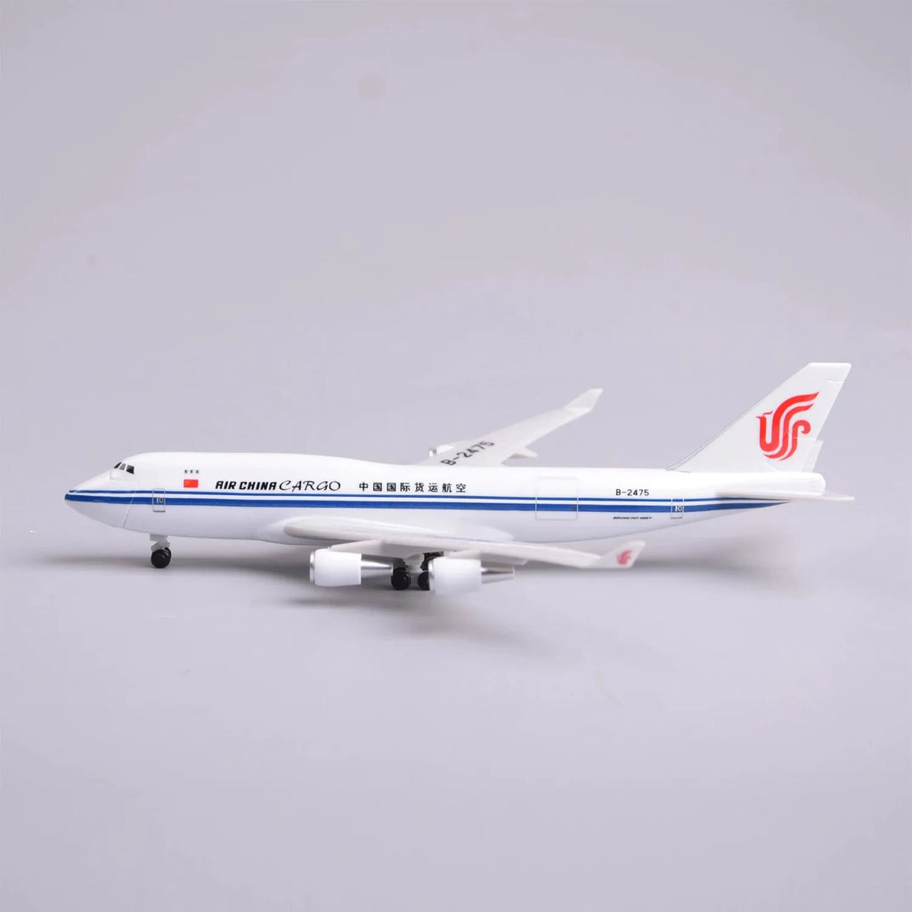 20CM Scale Aircraft AIR CHINA Cargo B747 Airlines Openable Cargo Door ABS Model Miniature Airplane Toy Model Boys Toys Children