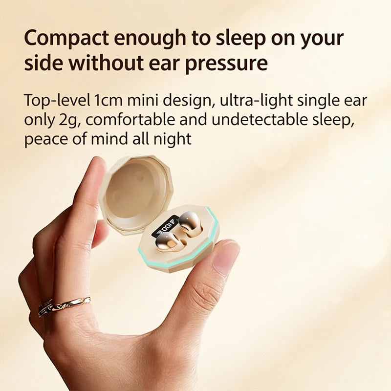 B57-Wireless bluetooth headset small earbuds sleep work sports invisible headphones HD HIFI bass sound quality earphones
