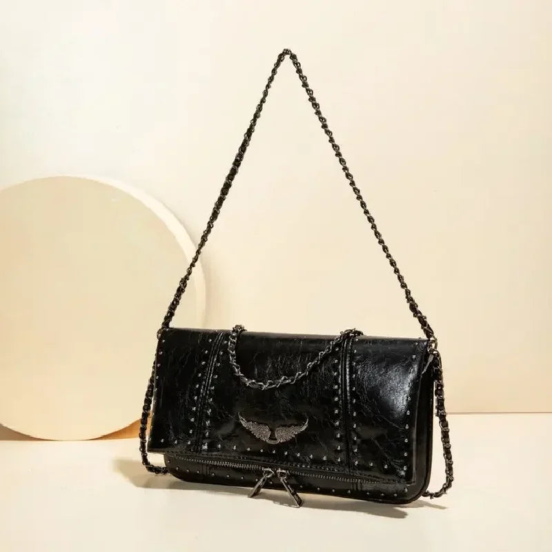 Commuter Crossbody Diaper Bag Women's Luxury Leather Tote Vintage Minimalist Designer Large Capacity Elegant Durable