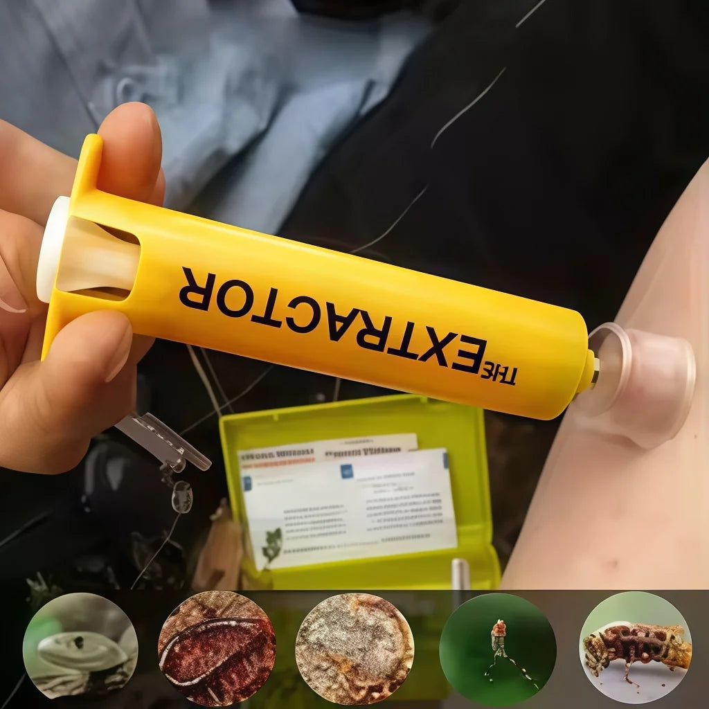 3-Second Venom Extractor Pump | Portable Emergency Kit for Snake, Bee & Mosquito Bites | Outdoor Survival Tool