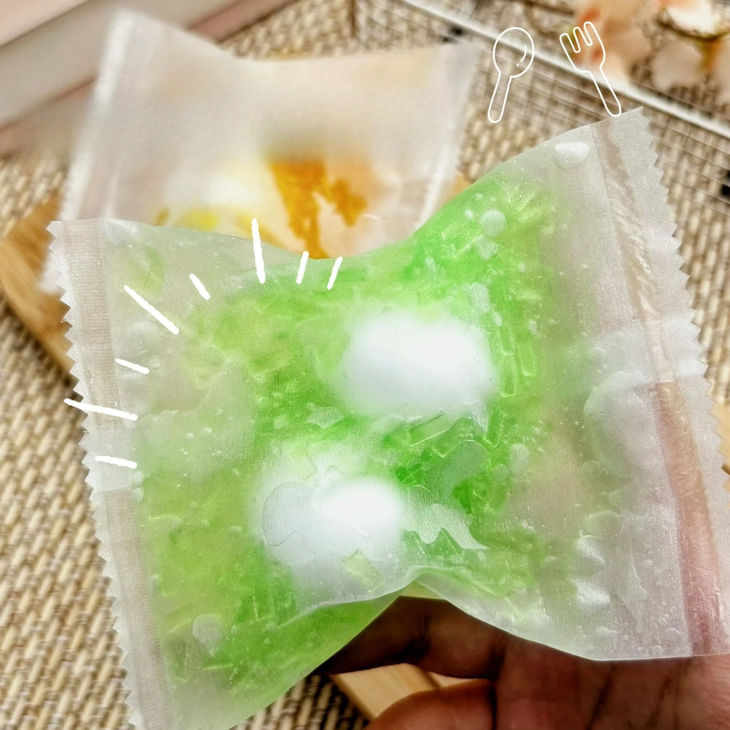 Ocean Tangyuan Crispy Handmade Ball Squeeze Toy Crunch Sound Fidget Squeeze Bag Soft Stress Relief Play Toy For Adults Relax