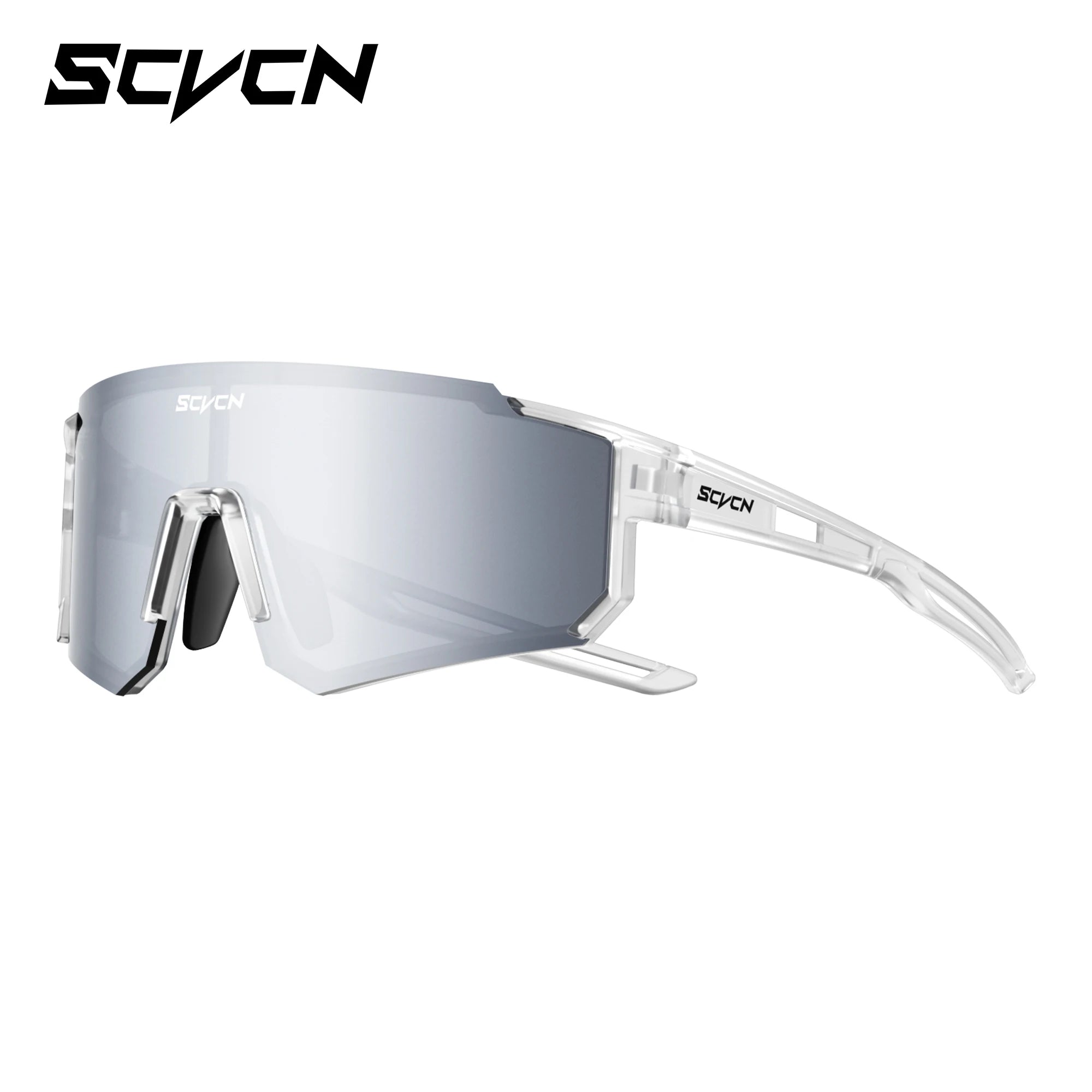 SCVCN UV400 Mountaineering Cycling Protective Glasses Running Sunglasses Stylish Hiking Driving Glasses MTB Sports Sunglasses