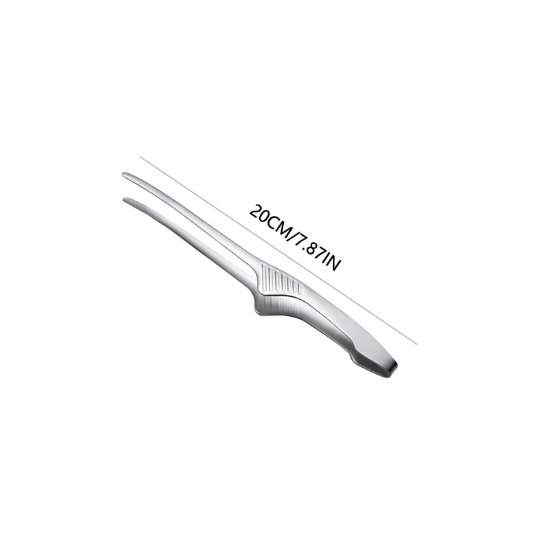 BBQ Food Tongs Barbecue Clips Stainless Steel Kitchen Accessories Cooking Outdoor Grilling Non-Stick Steak Clamp Baking Tool