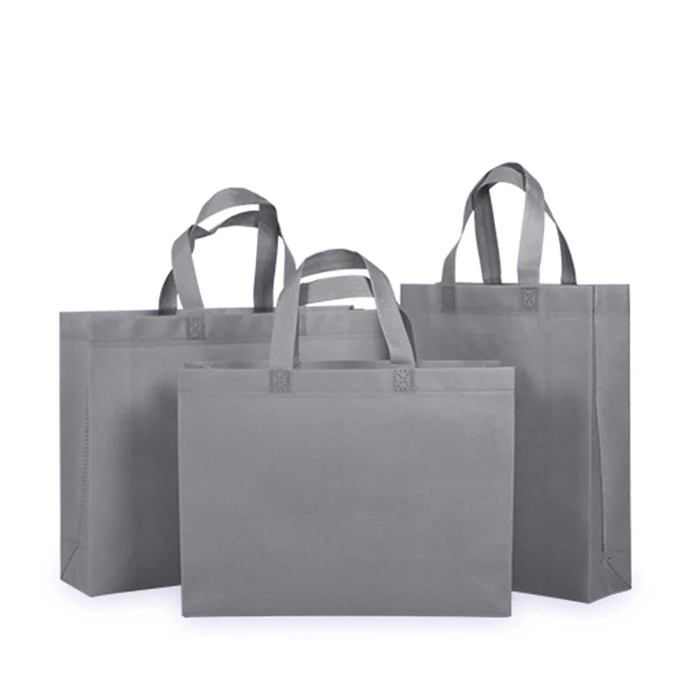 10PCS Thickened Nonwoven Tote Bags Wholesale Customized LOGO ECO-friendly Clothes Shoes Packaging Bags Gift Bags Shopping Bags