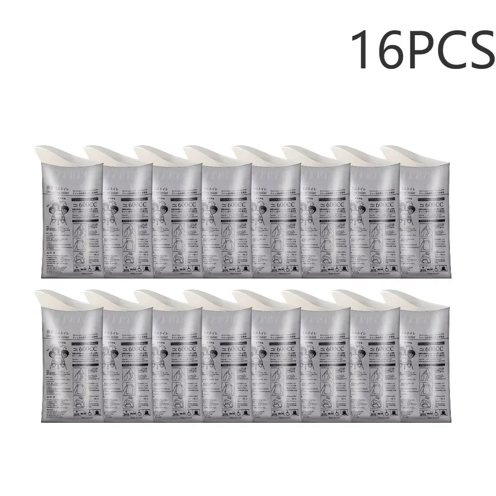 4-20PCS Outdoor Emergency Urine Bags 600ml Disposable Travel Mobile Toilet Portable Urinal Bag for Female Baby Male Vomiting Bag