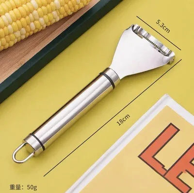 1/2High Quality Pieces Kitchen Corn Peeling Artifact Stainless Steel Corn Planer Household Cutting Corn Knife Manual