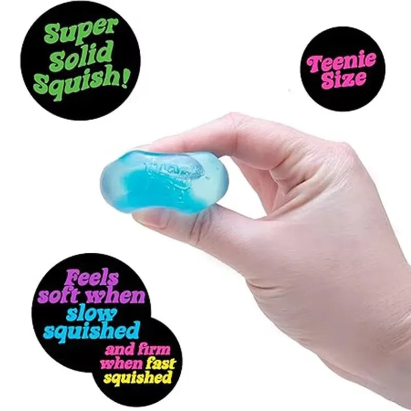 2026Nee DOH Nice Ice Baby Fidget Cube Set 4 Pack Super Solid Squish Sensory Toys Non-toxic Squeeze Toys for ADHD and Autism Gift