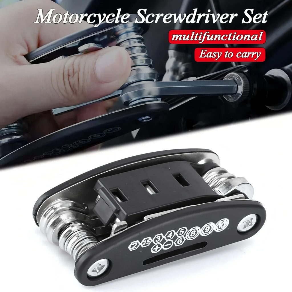 16 in 1 Mountain Bike Portable Socket Multipurpose Wrench Bicycle Multi Tool Screwdriver Motorcycle Bicycle Repair Tools