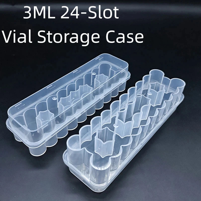 3ML Vial Peptide Storage Case Vial Peptide Storage Box Clear Freezer Vial Peptide Storage Case 3ML Vial Peptide Container Boxes