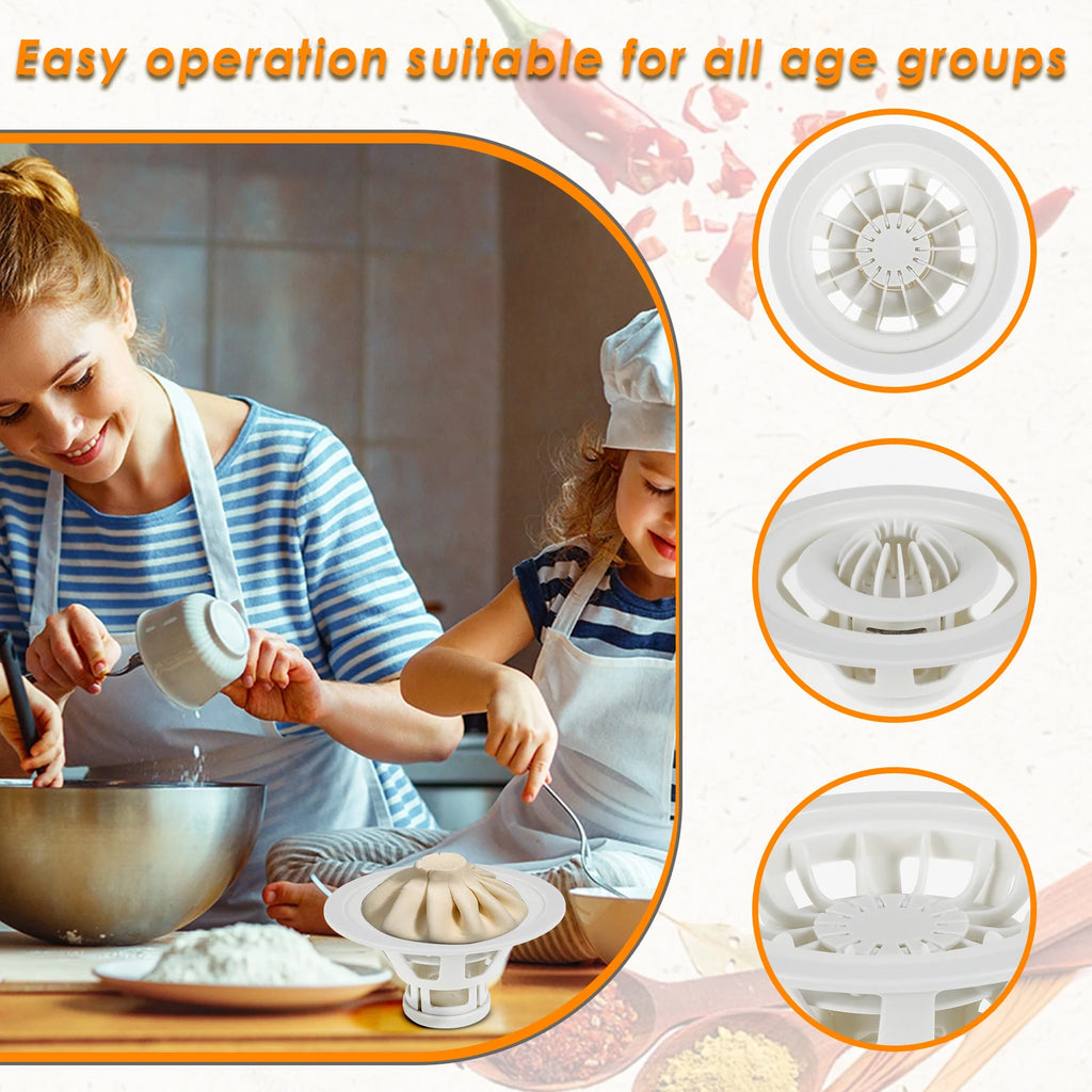 Flower Shaped Baozi Making Mould Flower Type Steamed Bun Simple Self-made Mold for DIY Kitchen Mold Handbanary Baozi Bun Mold